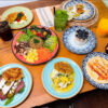 Brunch Healthy para 2 personas con arepa de masa de pistacho en Chamberí
